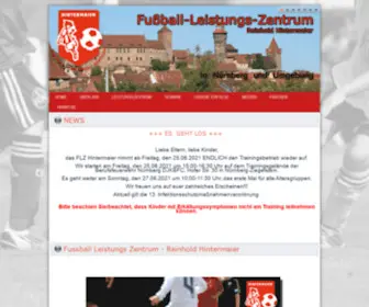 FLZ-Hintermaier.de(Fußball Leistungs Zentrum) Screenshot