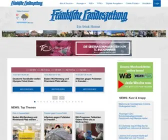 FLZ.de(Fränkische Landeszeitung Ansbach) Screenshot