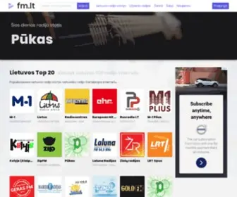 FM.lt(Radijas Internetu Lietuvoje) Screenshot