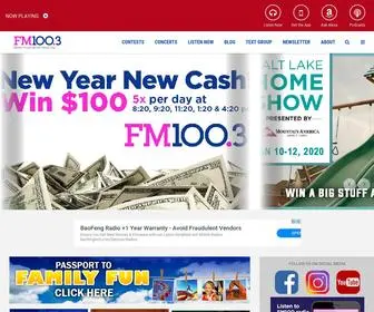 FM100.com(FM100.3's website) Screenshot