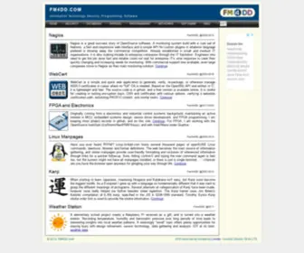 FM4DD.com(FM4DD Information Technology Security Programming Software) Screenshot