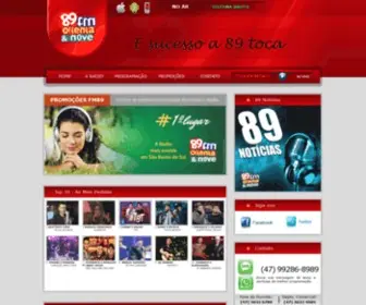 FM89.com.br(A 89 toca) Screenshot