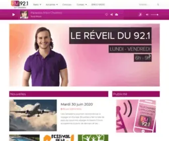 FM921.ca(FM 92.1 EST ONTARIEN) Screenshot