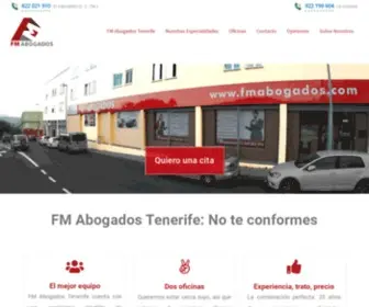 Fmabogados.com(FM Abogados Tenerife) Screenshot