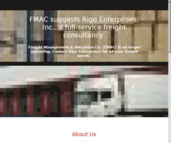 Fmac.com(Freight Management and Allocation Company) Screenshot