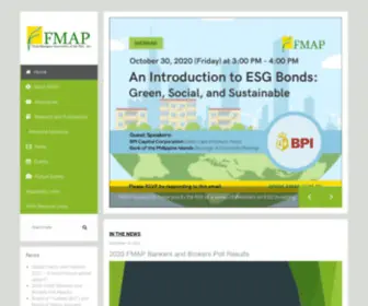 Fmap.com.ph(Fund Managers Association of the Philippines) Screenshot