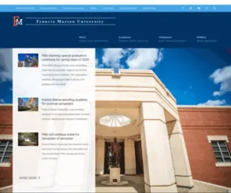 Fmarion.edu(Francis Marion University) Screenshot