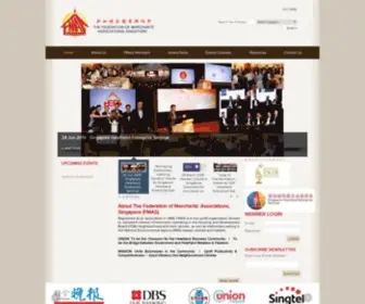 Fmas.org.sg(The Federation of Merchants' Associations) Screenshot