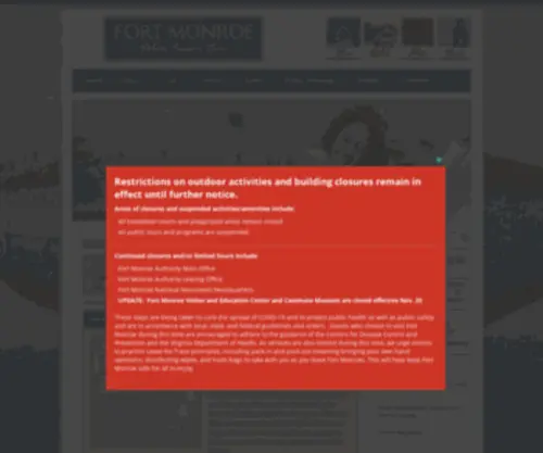 Fmauthority.com(Fort Monroe) Screenshot
