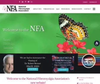 Fmaware.org(National Fibromyalgia Association) Screenshot