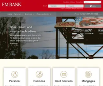 Fmbanking.com(Farmers-Merchants Bank & Trust Company) Screenshot