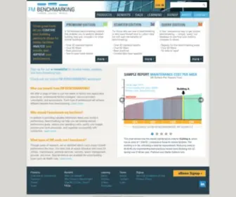 Fmbenchmarking.com(Facilities management benchmarking software) Screenshot
