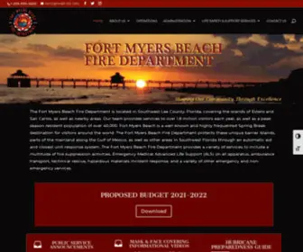 FMbfire.org(Fort Myers Beach Fire Department) Screenshot