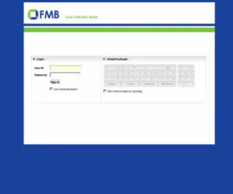 FMBmwonline.com(First Merchant Bank) Screenshot