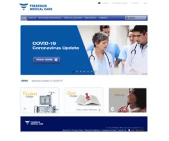 FMC-AU.com(Fresenius Medical Care) Screenshot