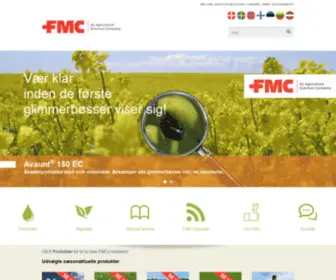 Fmcagro.dk(FMC Agricultural Solutions Danmark) Screenshot