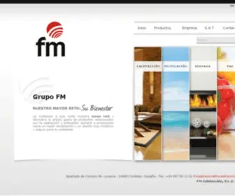 Fmcalefaccion.com(Calefacción) Screenshot