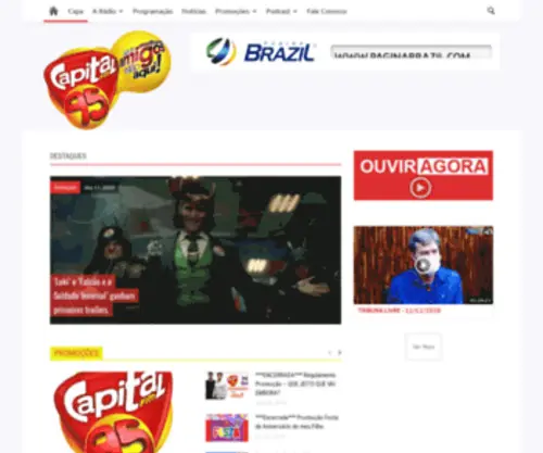 Fmcapital.com.br(CAPITAL 95) Screenshot