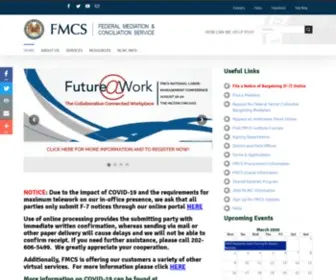 FMCS.gov(Federal Mediation and Conciliation Service) Screenshot