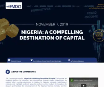 FMDqconferences.com(The 2019 Nigerian Capital Market Conference) Screenshot