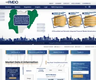 FMdqOtc.com(FMDQ OTC PLC) Screenshot