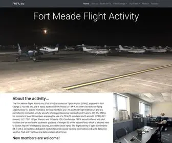 Fmfa.org(Fort Meade Flight Activity) Screenshot