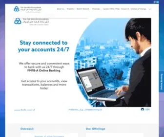 FMFB.com.af(The First MicroFinance Bank (FMFB) Screenshot