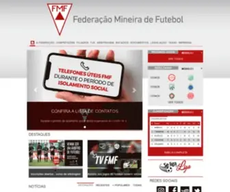 FMF.com.br(Federação Mineira de Futebol) Screenshot