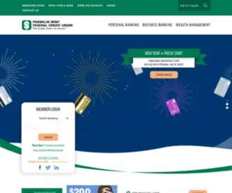 FMfcu.org(Franklin Mint Federal Credit Union) Screenshot