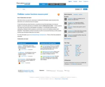 Fmfunctions.com(FileMaker Custom Functions) Screenshot