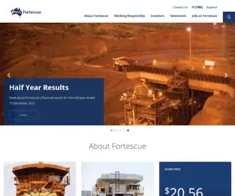 FMGL.com.au(Fortescue) Screenshot