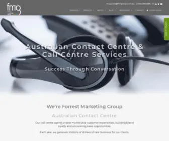 FMgroup.com.au(Intelligent Conversations. Exceptional Results. Our Australian Contact Centre) Screenshot