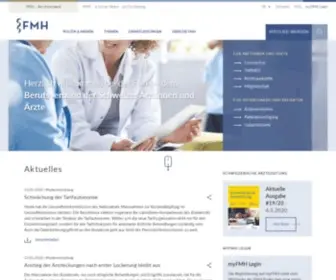 FMH.ch(FMH Swiss Medical Association) Screenshot