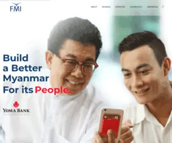 Fmi.com.mm(First Myanmar Investment Public Company Limited) Screenshot