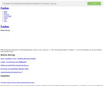 Fmihm.org(Nur die zuverlässigsten Informationen) Screenshot