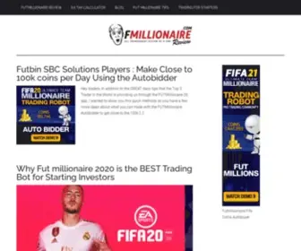 Fmillionairereview.com(Best Fifa 21 Autobuyer) Screenshot