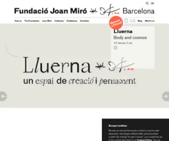 Fmirobcn.org(Fundació Joan Miró) Screenshot