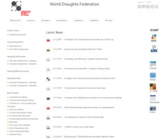 FMJD.org(World Draughts Federation) Screenshot