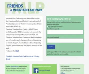 FMLP.org(Friends Of Mountain Lake Park) Screenshot