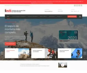 FMM.es(La Federación Madrileña de Montañismo (FMM)) Screenshot
