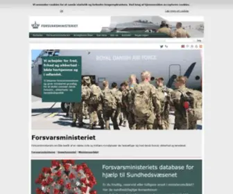 FMN.dk(Forsvarsministeriets departements opgaver spænder vidt) Screenshot