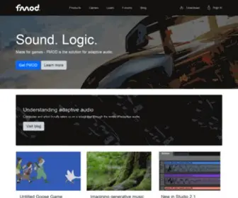 Fmod.com(Fmod Interactive Audio) Screenshot