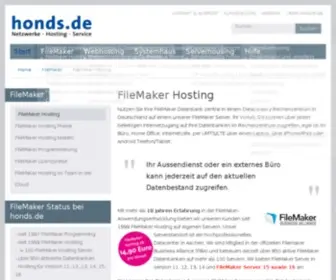 FMP-Hosting.de(Honds IT GmbH) Screenshot