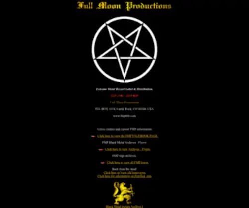 FMP666.com(FULL MOON PRODUCTIONS) Screenshot