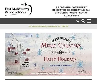 FMPSDSchools.ca(Fort McMurray Public Schools) Screenshot