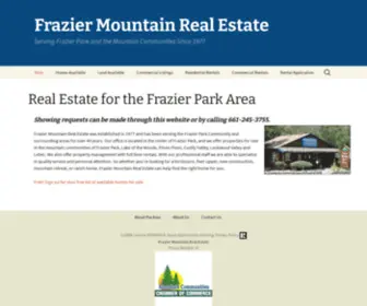 Fmre.com(Frazier Mountain Real Estate) Screenshot