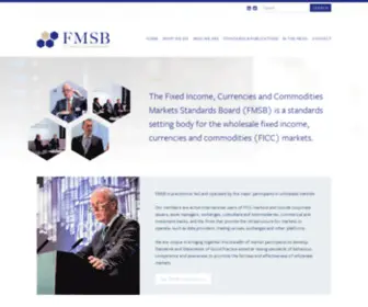 FMSB.com(Committed to sustaining the integrity of wholesale FICC markets) Screenshot