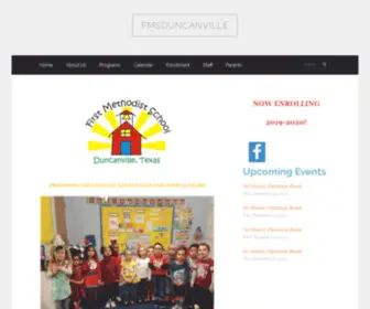 FMsduncanville.com(First Methodist School) Screenshot