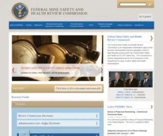 FMSHRC.gov(Federal Mine Safety and Health Review Commission) Screenshot