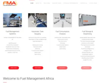 Fmsonline.co.za(FMA's home on the Internet to showcase fuel management) Screenshot